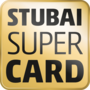 Logo der Stubai Super Card auf goldenem Hintergrund